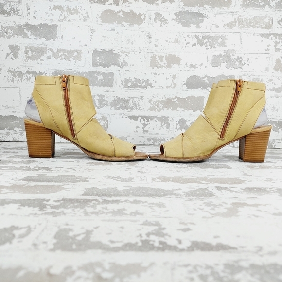 Gabor Brown Leather Strappy Heels Open Toe Sandals M702 - Picture 7 of 14